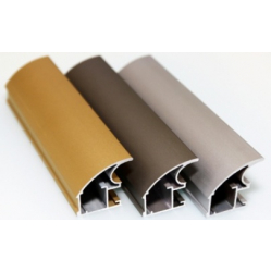 Standarta profili: matēts zelts un sudrabs, šampanietis