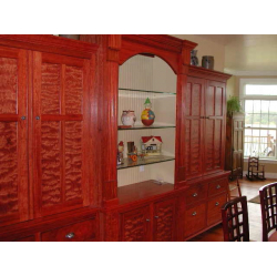 Virtuves mēbeles, bubinga finierējums