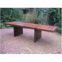 Saliekams ebony finierējuma ēdamgalds