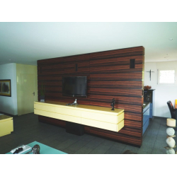 Ebony finierēti sienu paneļi A