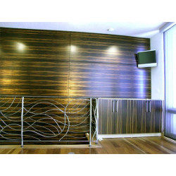 Ebony finierēti sienu paneļi C