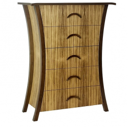 Limbas koka finierējuma kumode