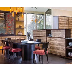 Virtuves mēbeles. Fasādes - limba finierējums