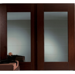 Wenge finierējuma bīdāmas durvis