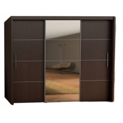 Skapis ar bīdāmām durvīm